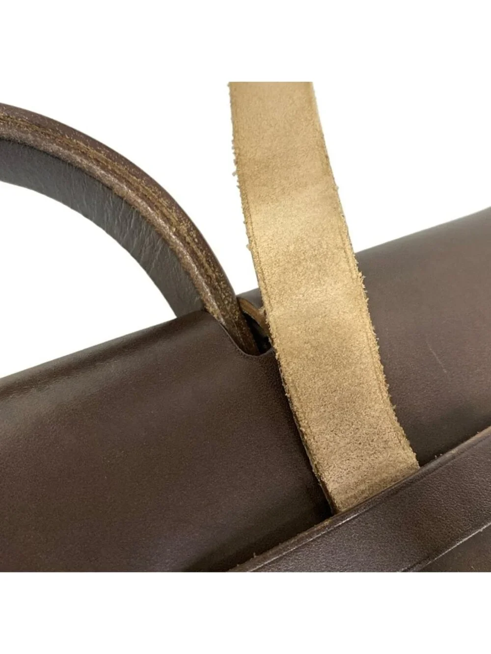 Hermes Backpack Herbag a Dos PM Khaki Dark Brown